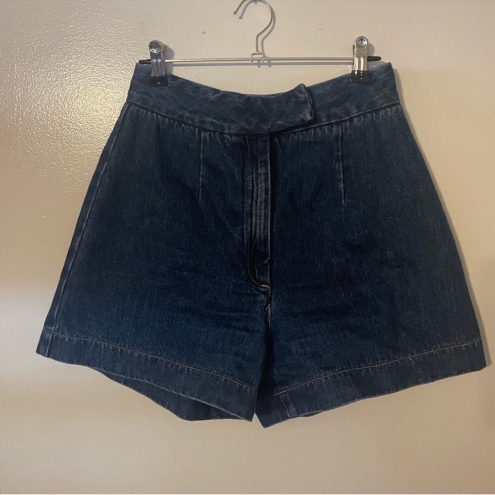 Meshki Blue Denim Abel Sleeveless Top & shorts set - Picture 4 of 5